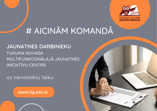 Vizuālis vakances informācijai.