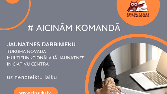 Vizuālis vakances informācijai.