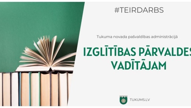 Vizuālis vakances informācijai.