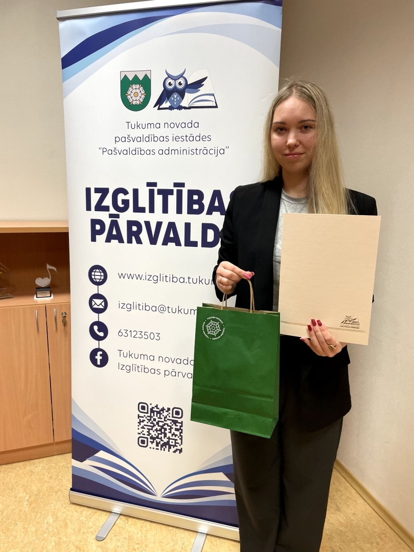 stipendiāte Kristiāna Aleksandra Zariņa