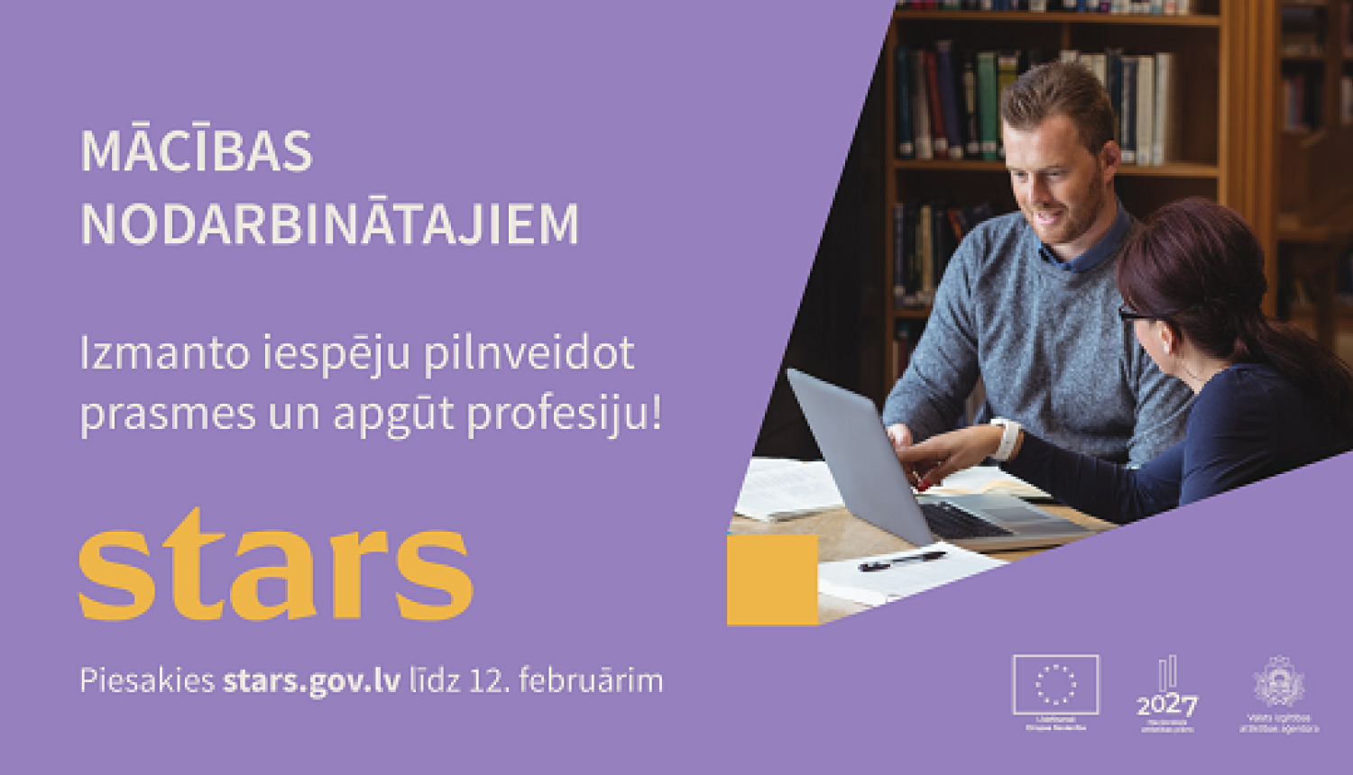 Aicinājums piedalīties mācībās nodarbinātajiem.